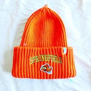 Levis x The Simpsons Oversized Knit Beanie Springfield Fish Logo Unisex New